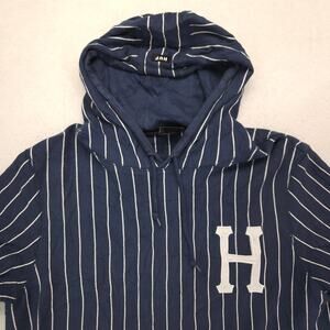 Huff Casual Pullover Long Sleeve Outdoor Hoodie Mens Size Extra Large XL Blue